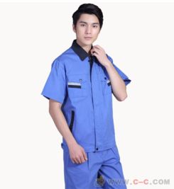 億誠34工作服套裝 夏季短袖工裝的首選，定制您的專業(yè)勞保形象
